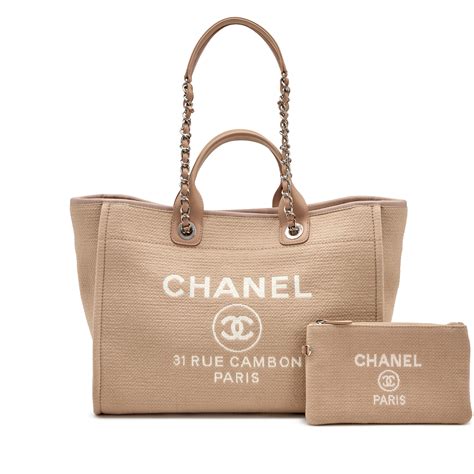 beige chanel deauville